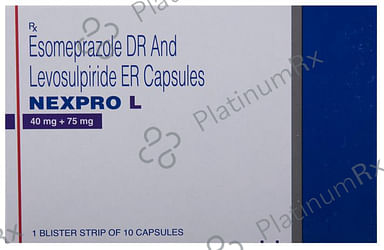 Nexpro L 40/75mg Capsule SR 10s
