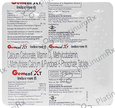 Gemcal XT Tablet 15s