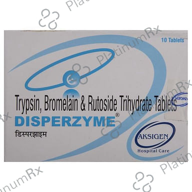 Disperzyme 180/200/96mg Tablet 10s