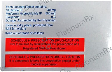 Glycinorm M 40/500mg Tablet 15s