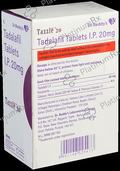 Tazzle 20mg Tablet 10s