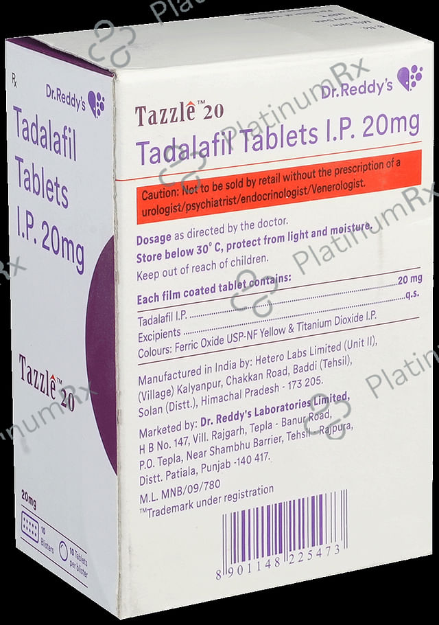 Tazzle 20mg Tablet 10s