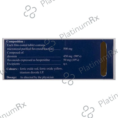 Daflon 500mg Tablet 10s
