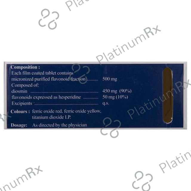 Daflon 500mg Tablet 10s