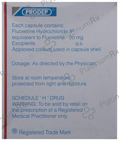 Prodep 20mg Capsule 10s