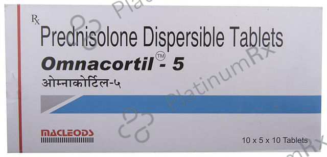 Omnacortil 5mg Tablet DT 10s