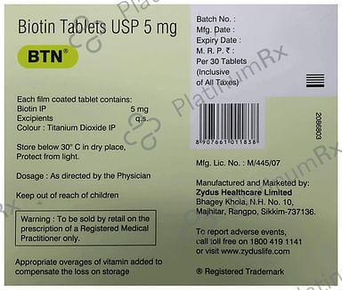 BTN Tablet 30 tablets