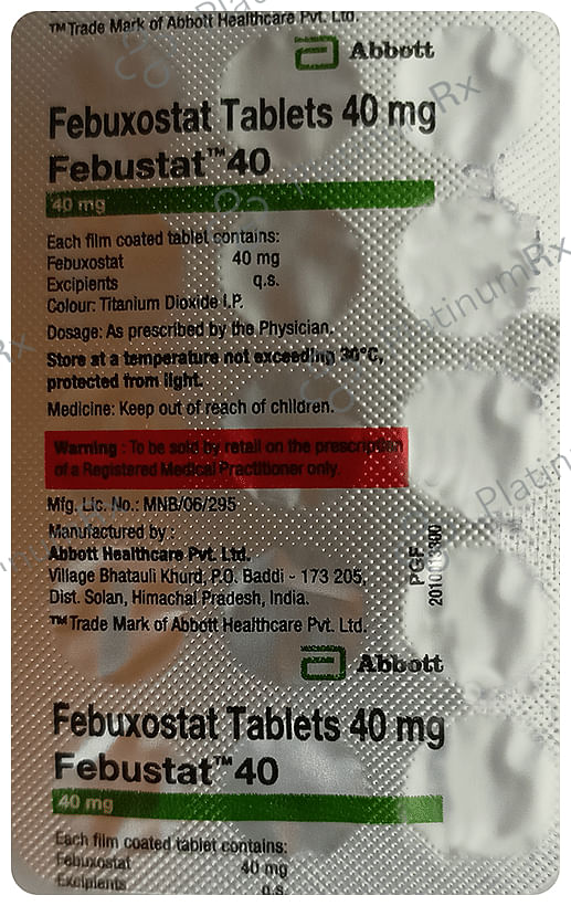 Febustat 40mg Tablet 15s