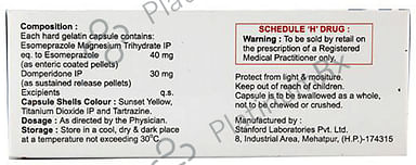 Esogress D 30/40mg Capsule SR 10s