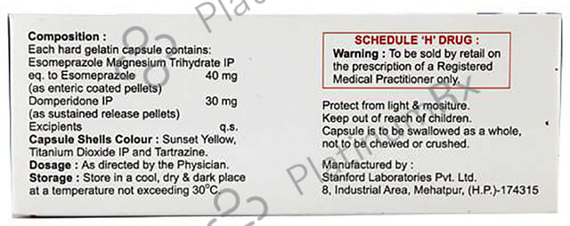 Esogress D 30/40mg Capsule SR 10s