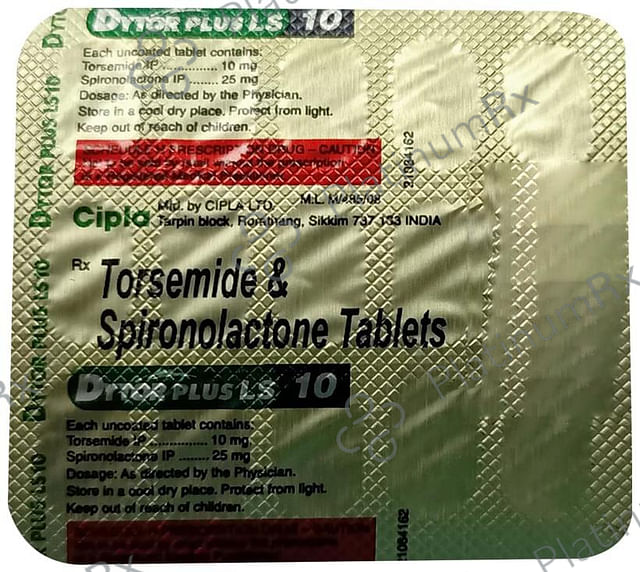 Dytor Plus LS 10/25mg Tablet 15s