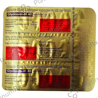 Glycinorm M 40/500mg Tablet 15s