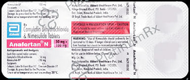 Anafortan N 100/50mg Tablet 10s