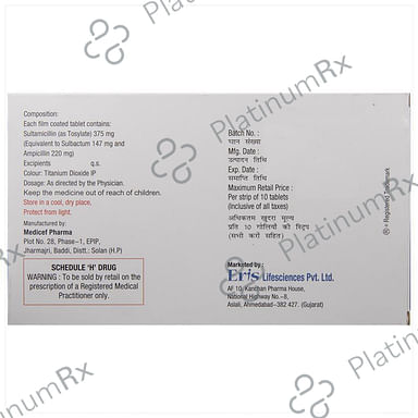 Marzon 375mg Tablet 10s