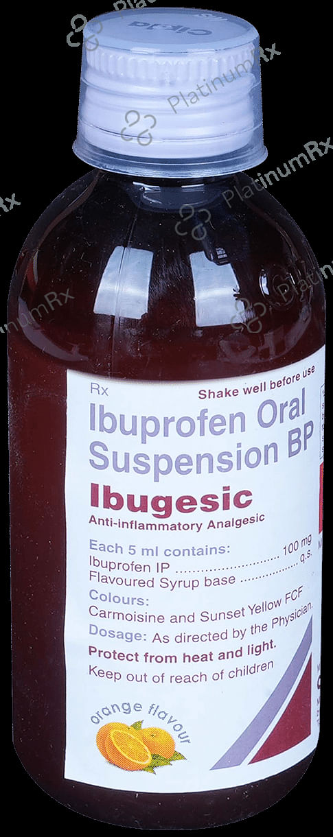 Ibugesic 100mg Orange Oral Suspension 100ml