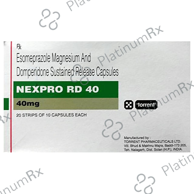 Nexpro RD 40/30mg Capsule SR 10s