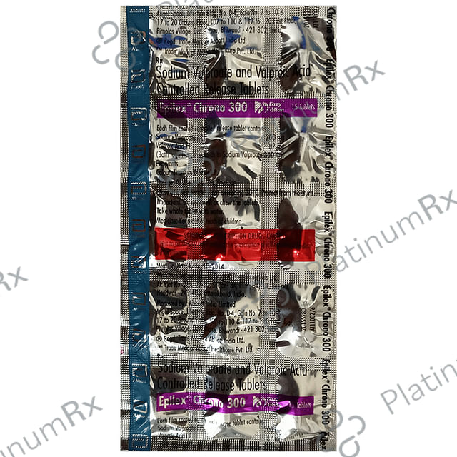 Epilex Chrono 300 Eazy Glide Tablet CR 15s