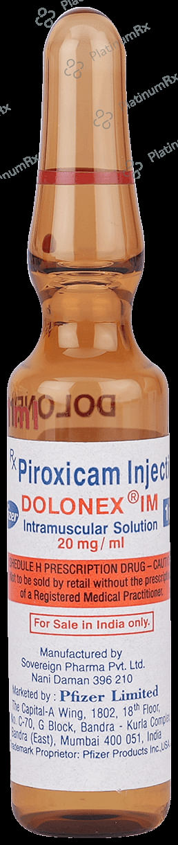 Dolonex IM 20mg Injection 1ml