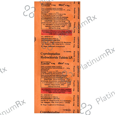 Practin 4mg Tablet 10s