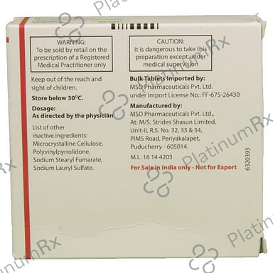 Janumet 50/500mg Tablet 15s