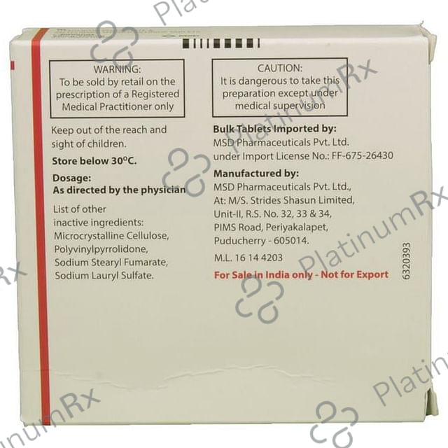 Janumet 50/500mg Tablet 15s