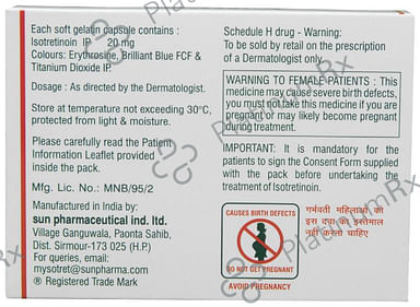 Sotret 20mg Capsule 10s
