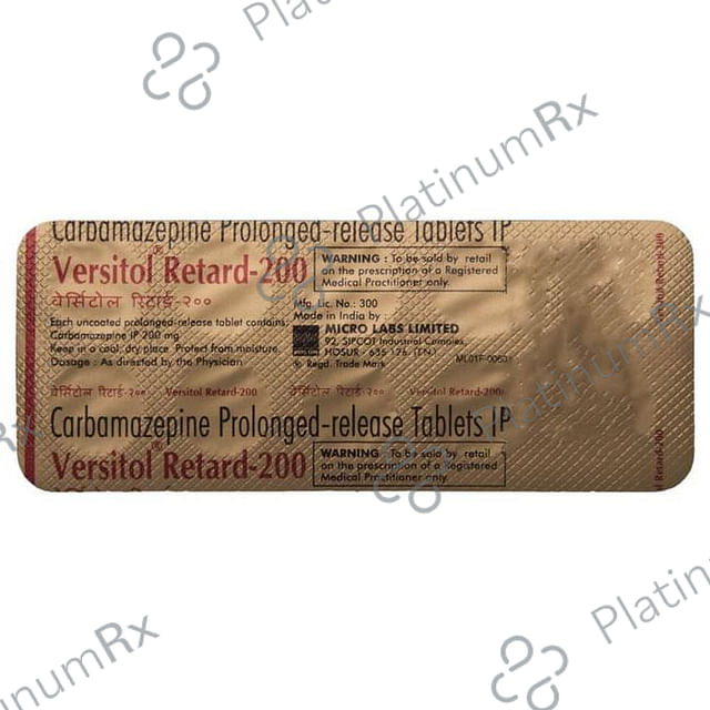 Versitol Retard 200 Tablet PR