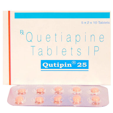 QT Pine 25mg Tablet 10s