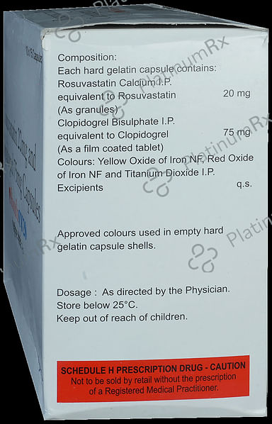 Rosufit CV 20/75mg Capsule 15s
