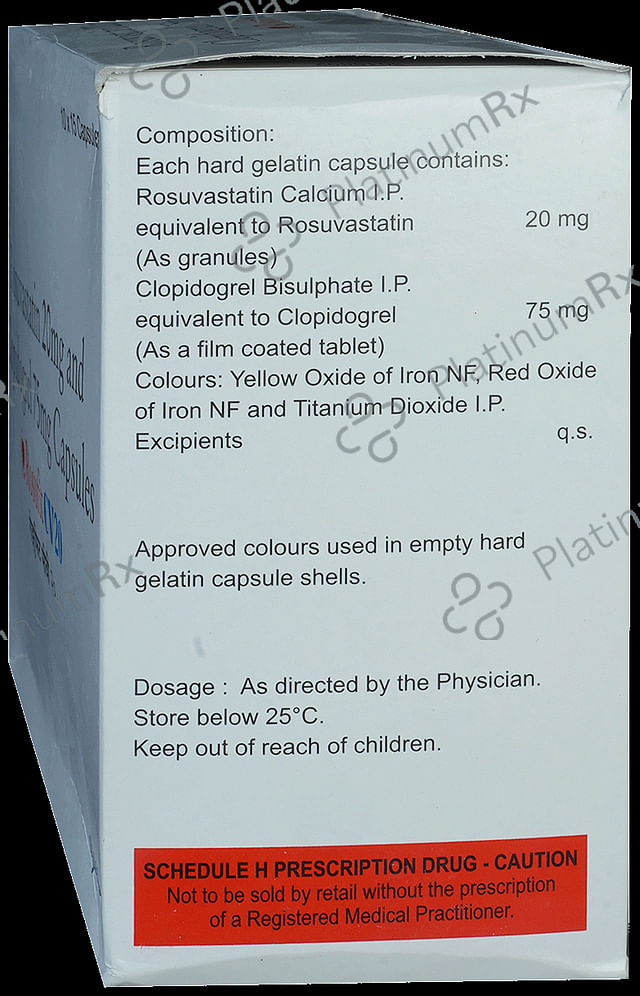 Rosufit CV 20/75mg Capsule 15s