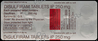 Disulfiram 250mg Tablet