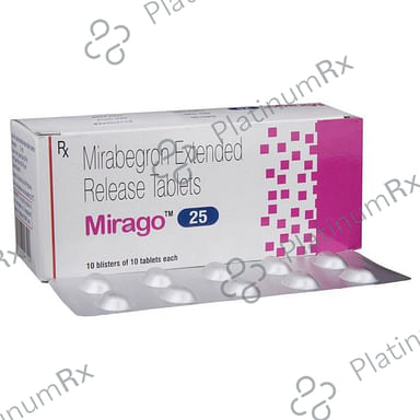 Mirago 25mg Tablet ER 10s