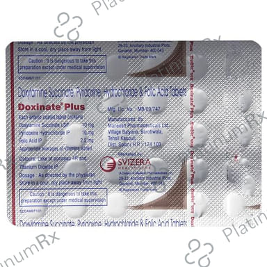 Doxinate Plus Tablet 30s