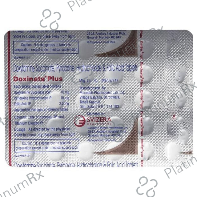 Doxinate Plus Tablet 30s