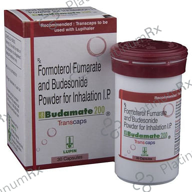 Budamate 200/6mcg Transcaps 30s