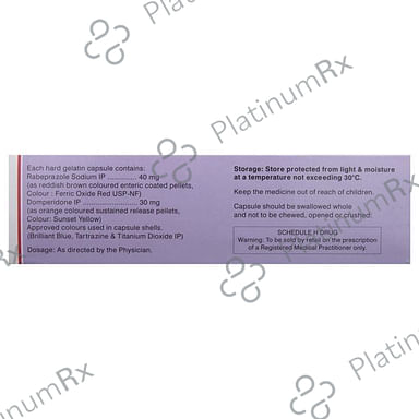 Rablet D 40/30mg Capsule SR 10s