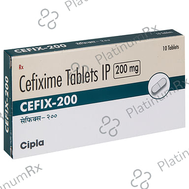Cefix 200mg Tablet 10s