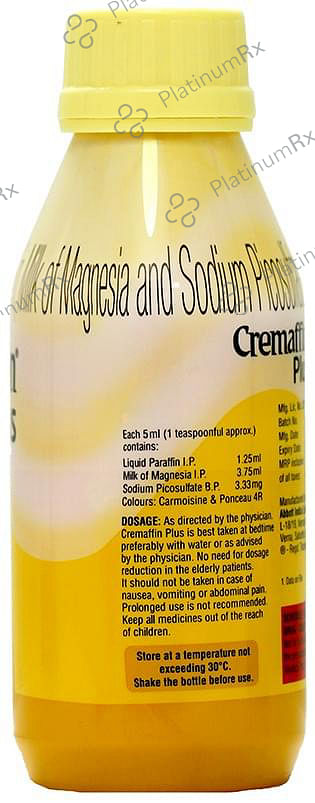 Cremaffin Plus Refreshing Sugar Free Syrup 225ml