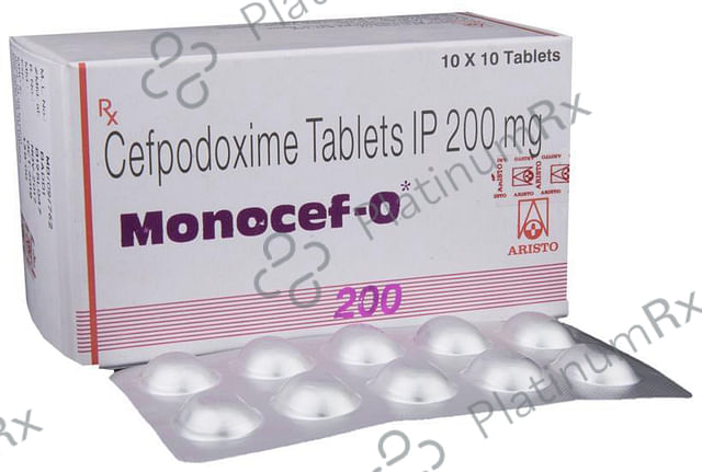 Monocef O 200mg Tablet 10s