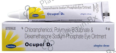 Ocupol DX 1mg/10mg/100IU Eye Ointment 5gm