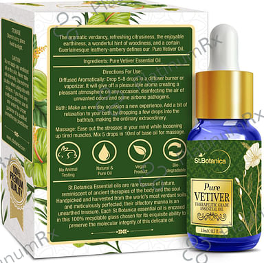 St.Botanica Vetiver Pure Essential Oil
