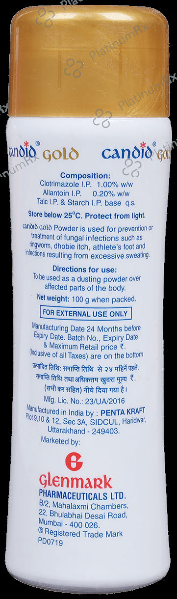 Candid Gold Dusting Powder 100gm