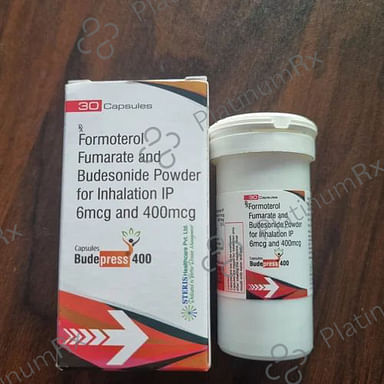 Budepress 6/400mcg Capsule 30s