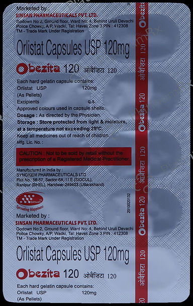 Obezita 120mg Capsule 10s