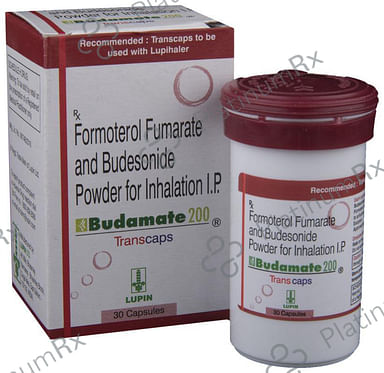 Budamate 200/6mcg Transcaps 30s