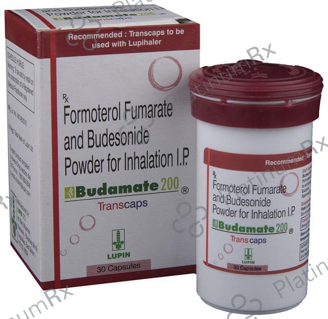 Budamate 200/6mcg Transcaps 30s