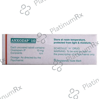 Anxozap 10mg Tablet 10s