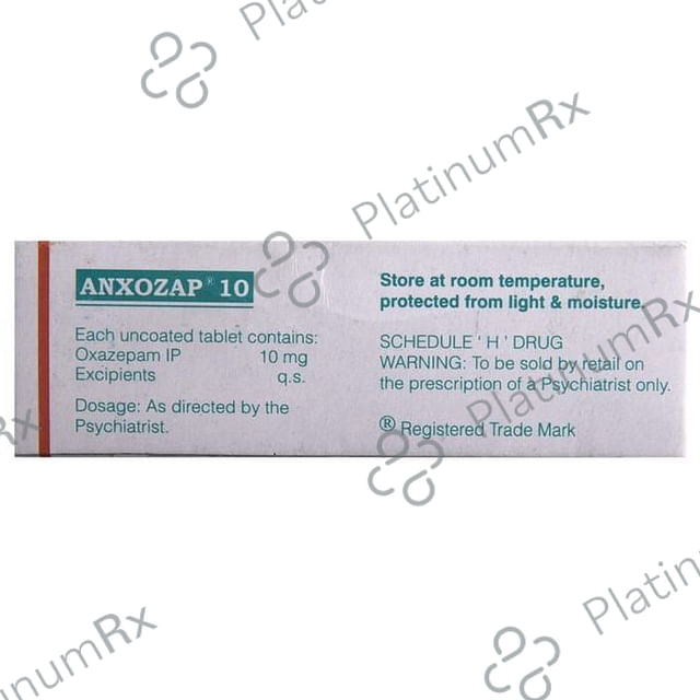 Anxozap 10mg Tablet 10s