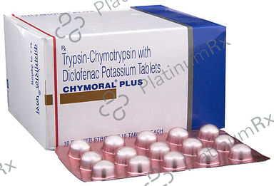 Chymoral Plus 50mg/50000AU Tablet 15s