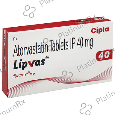 Lipvas 40mg Tablet 10s